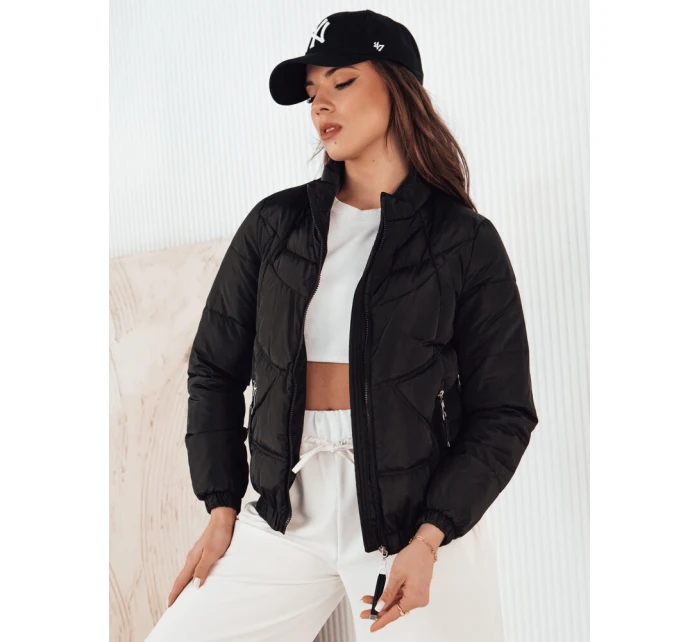 dámská prošívaná přechodná bunda černá Dstreet model 21974746 - FashionStreet