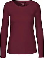 O Dámské tričko s dlouhým rukávem bordeaux model 22505860 - Neutral
