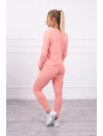 Tepláková súprava v marhuľovej farbe Tepláková súprava v marhuľovej farbe