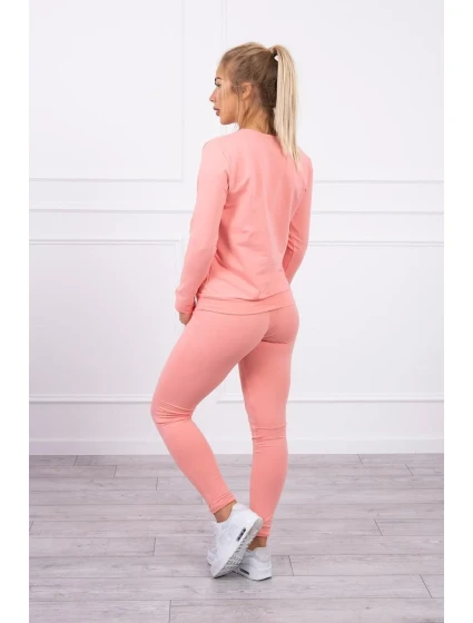 Tepláková súprava v marhuľovej farbe Tepláková súprava v marhuľovej farbe