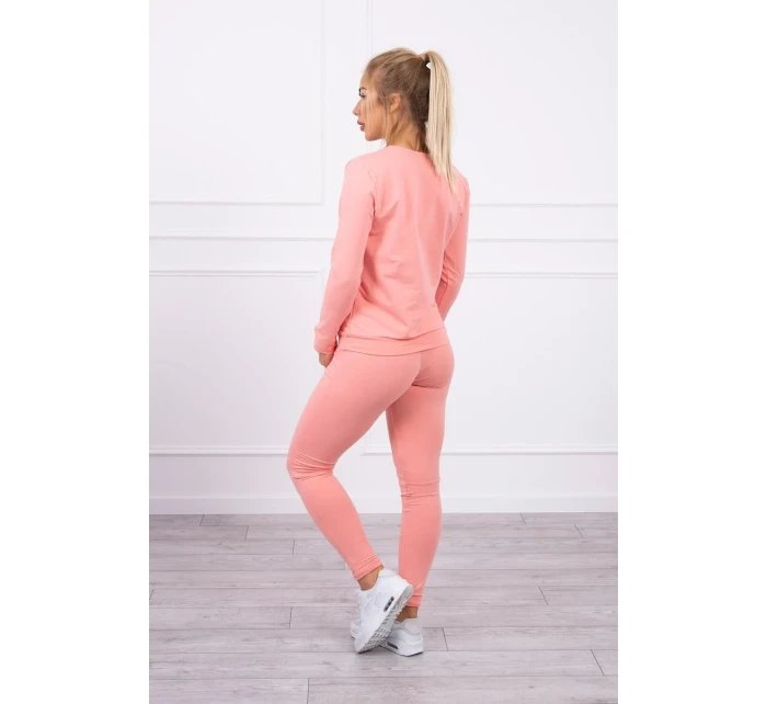 Tepláková súprava v marhuľovej farbe Tepláková súprava v marhuľovej farbe