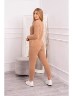 Dvoudílný model 18748187 set alpaka velbloudí - K-Fashion Dvoudílný model 18748187 set alpaka velbloudí - K-Fashion
