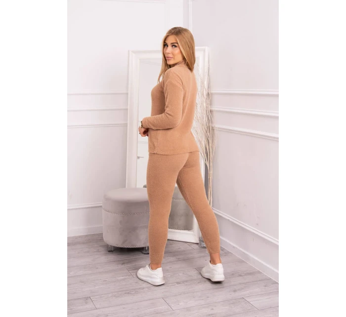 Dvoudílný model 18748187 set alpaka velbloudí - K-Fashion Dvoudílný model 18748187 set alpaka velbloudí - K-Fashion