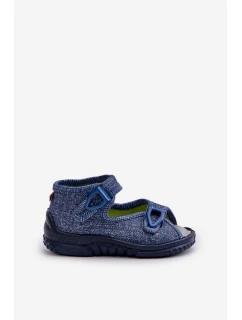 Kapcie Sandałki Dziecięce NEL 310-06 GOKIDS Granatowe