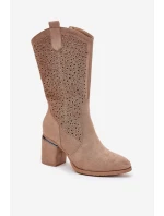 Kozačky Do   Béžové model 21686954 - S.Barski