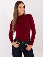 Bluzka IT BZ model 21441268 bordowy - FPrice Bluzka IT BZ model 21441268 bordowy - FPrice