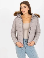 Dámska bunda NM KR P22 6627 03P tmavo lila