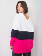 Mikina RV BL 5972.07 biela a ružová