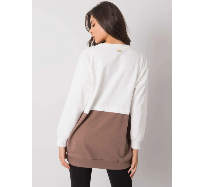 Blúzka RV BL 7197.89P bielo-hnedá Blúzka RV BL 7197.89P bielo-hnedá