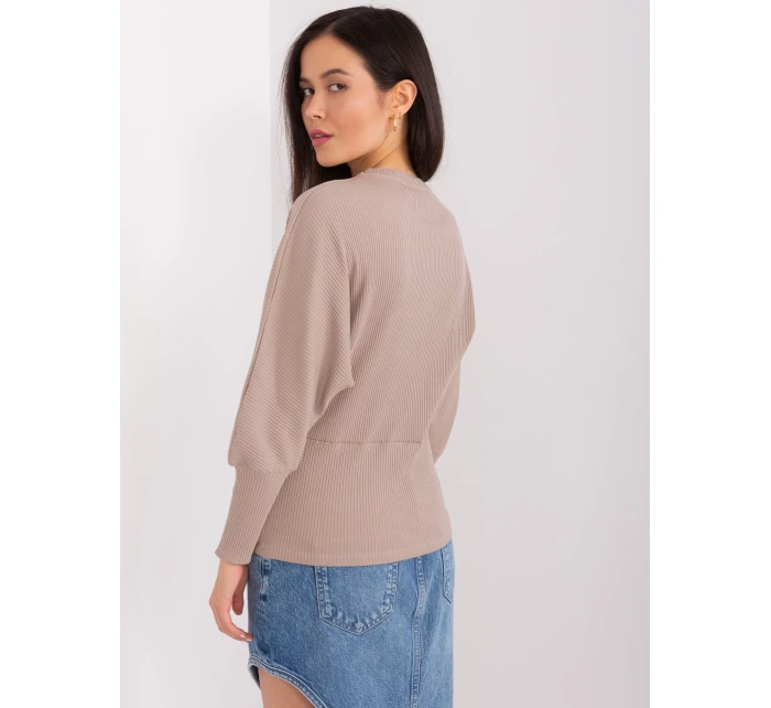 Bluzka RV BZ model 19034261 ciemny bezowy - FPrice