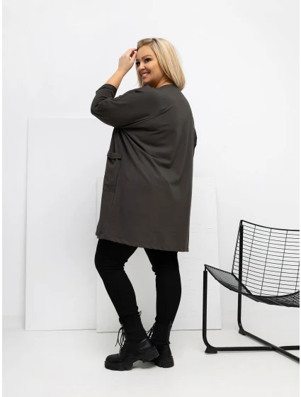 Blúzka RV BZ A1076.00 tmavá khaki Blúzka RV BZ A1076.00 tmavá khaki