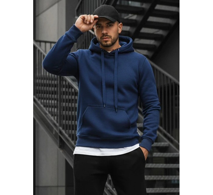 Pánska modrá mikina FashionStreet BX4684