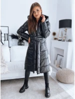 Dámský kabát černý Dstreet model 21965779 - FashionStreet Dámský kabát černý Dstreet model 21965779 - FashionStreet