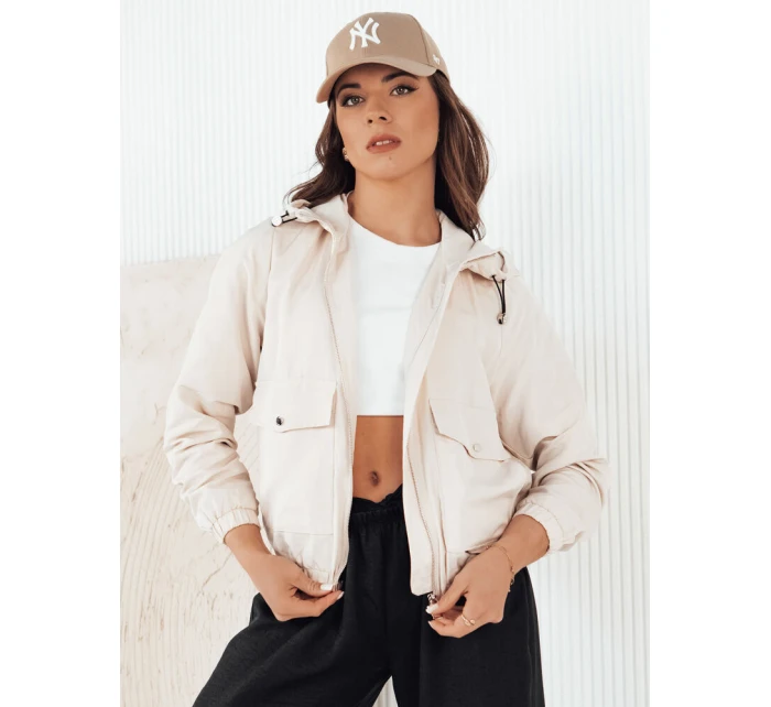 Dámská přechodná bunda béžová Dstreet model 21974788 - FashionStreet Dámská přechodná bunda béžová Dstreet model 21974788 - FashionStreet