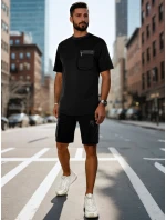 Pánská tepláková souprava černá Dstreet model 21988679 - FashionStreet Pánská tepláková souprava černá Dstreet model 21988679 - FashionStreet