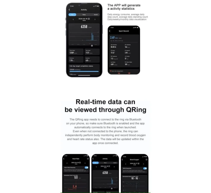 Inteligentný prsteň RUBICON R6 Gold/Silver SIZE-10(US) SMARUB325