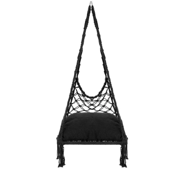Závesná sedačka DRAGON HAMMOCK 60x60x115 cm s poduškou DARK GREY Závesná sedačka DRAGON HAMMOCK 60x60x115 cm s poduškou DARK GREY