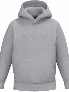 Kariban K 477 Detská mikina s kapucňou 20.K477 oxford grey
