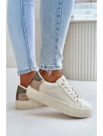 Ocieplane Trampki Damskie Na Platformie Big Star OO274A454 Beżowe Ocieplane Trampki Damskie Na Platformie Big Star OO274A454 Beżowe