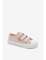 Dětské tenisky na suchý zip Big Star TT374174 Béžové