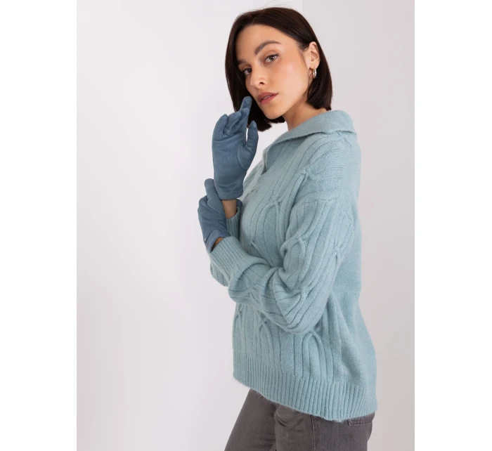 Rękawiczki AT RK model 19040798 szaro niebieski - FPrice