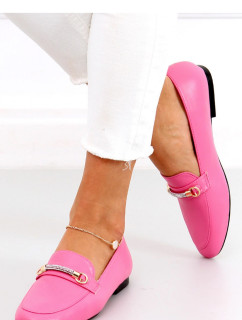 Dámske mokasíny 3952 tmavo ružová - Ideal shoes