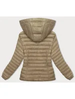PRZEJŚCIOWA PIKOWANA KURTKA DAMSKA BEŻOWA model 18823209 - J.STYLE