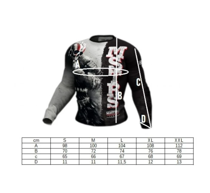 Tréningové tričko s dlhým rukávom MFC DARK SIDE "WARRIOR" Tréningové tričko s dlhým rukávom MFC DARK SIDE "WARRIOR"