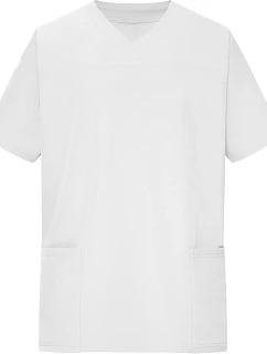 JN Pánský strečový s výstřihem do V 02. white model 22533824 - Daiber