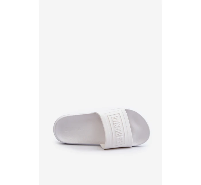 Klapki Męskie Big Star NN174651 Białe