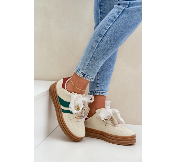 Dámské Tenisky S Béžové model 21682934 - Boto