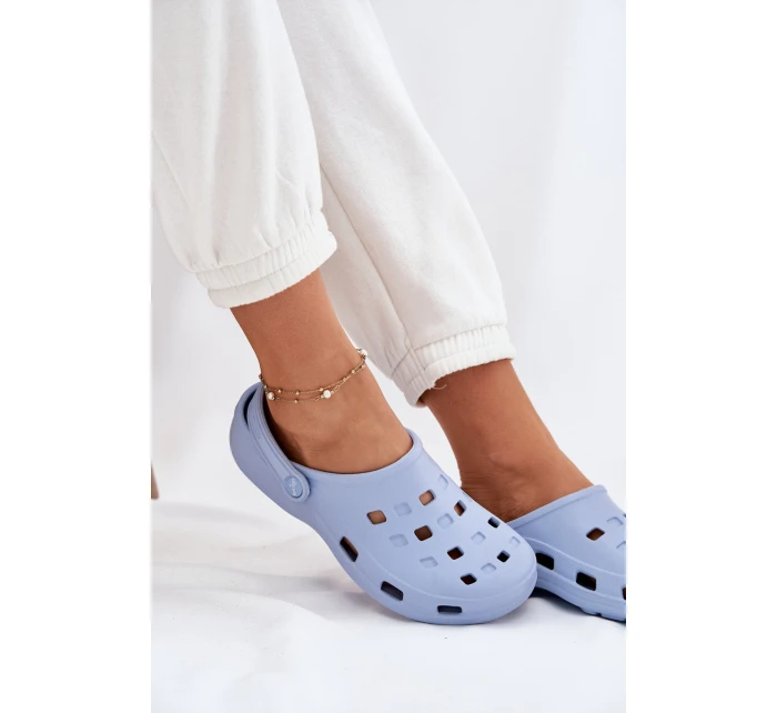 Klapki Damskie Piankowe LEMIGO 806 Niebieskie