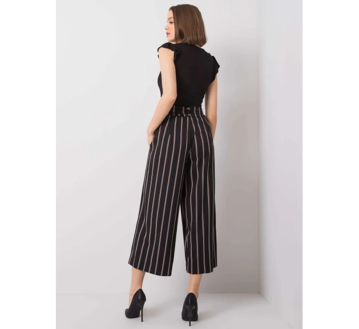 Kalhoty CHA SP model 17508373 černá a béžová - FPrice Kalhoty CHA SP model 17508373 černá a béžová - FPrice