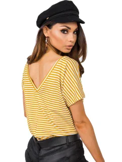 Tričko TP TS 5480.97P biela a žltá