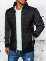 Pánská přechodná prošívaná bunda černá Dstreet model 21968248 - FashionStreet