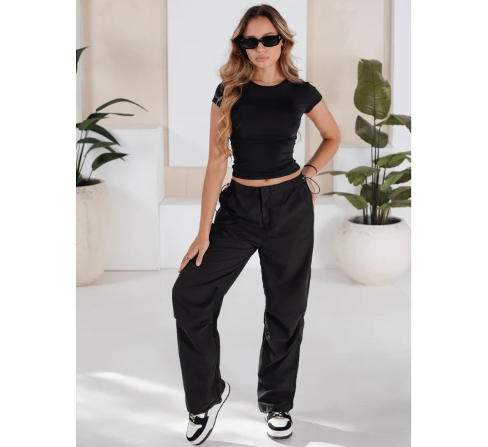 Dámske padákové nohavice MORAT black FashionStreet UY1663
