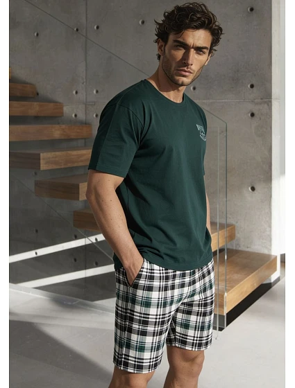 Pyžamo model 22012185 Montana kr/r 3XL5XL - Cornette