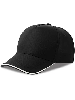 Recy Five 5 panelová sandwich kšiltovka black/white model 22450441 - Atlantis Headwear