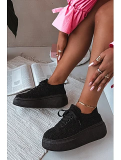 Dámské tenisky na platformě Černé model 21937761 - Boto