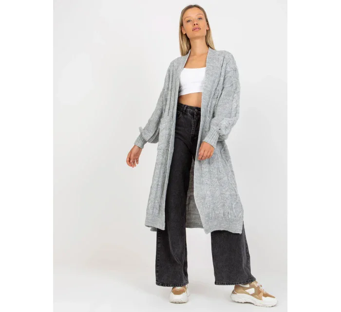 Dámsky sveter LC SW 8032 sivý