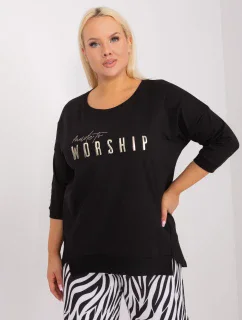 Blúzka RV BZ 9449.76 čierna farba