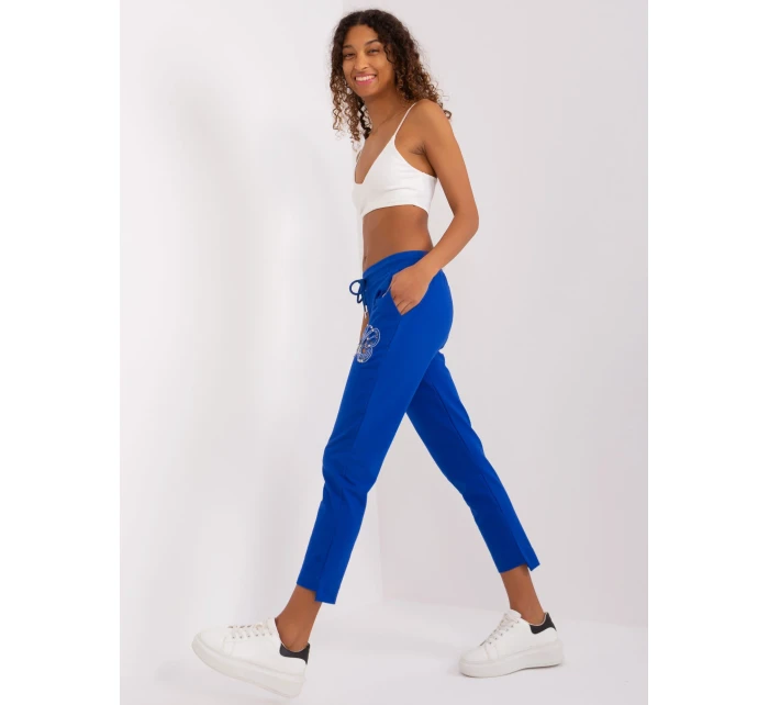 Spodnie dresowe RV DR model 19381426 kobaltowy - FPrice Spodnie dresowe RV DR model 19381426 kobaltowy - FPrice