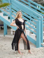 Dámske pareo 19 D81A-19 black - Self