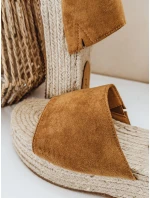 Dámske žabky SUMMERRY camel FashionStreet ZY0986