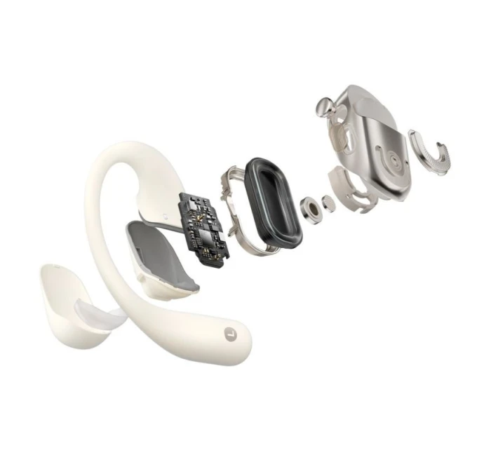 Bezdrôtové slúchadlá Shokz OpenFit 2 béžová