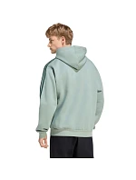 Bluza męska adidas Essentials 3-Stripes Fleece Hoodie jasnozielona KY4172 pánské Bluza męska adidas Essentials 3-Stripes Fleece Hoodie jasnozielona KY4172 pánské