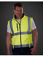 Yoko HV 006 Hi-Vis softshellová vesta 79.V006 hi vis orange