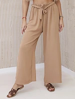 Ťavie nohavice so širokým pásom