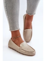 Damskie Mokasyny Złote Ranica Damskie Mokasyny Złote Ranica