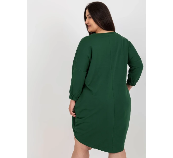 Tunika RV TU model 18617581 ciemny zielony - FPrice Tunika RV TU model 18617581 ciemny zielony - FPrice